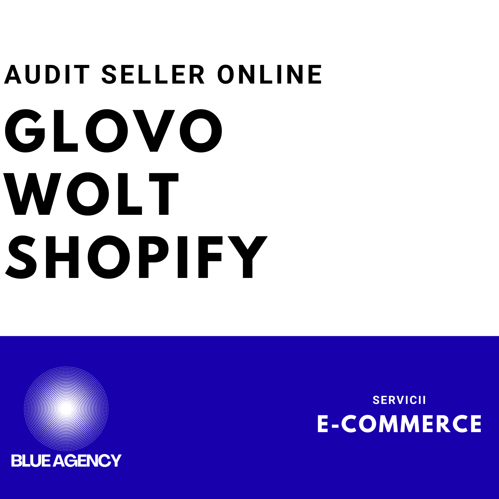 AUDIT GLOVO BOLT FOOD SHOPIFY WOLT RESTAURANT ONLINE