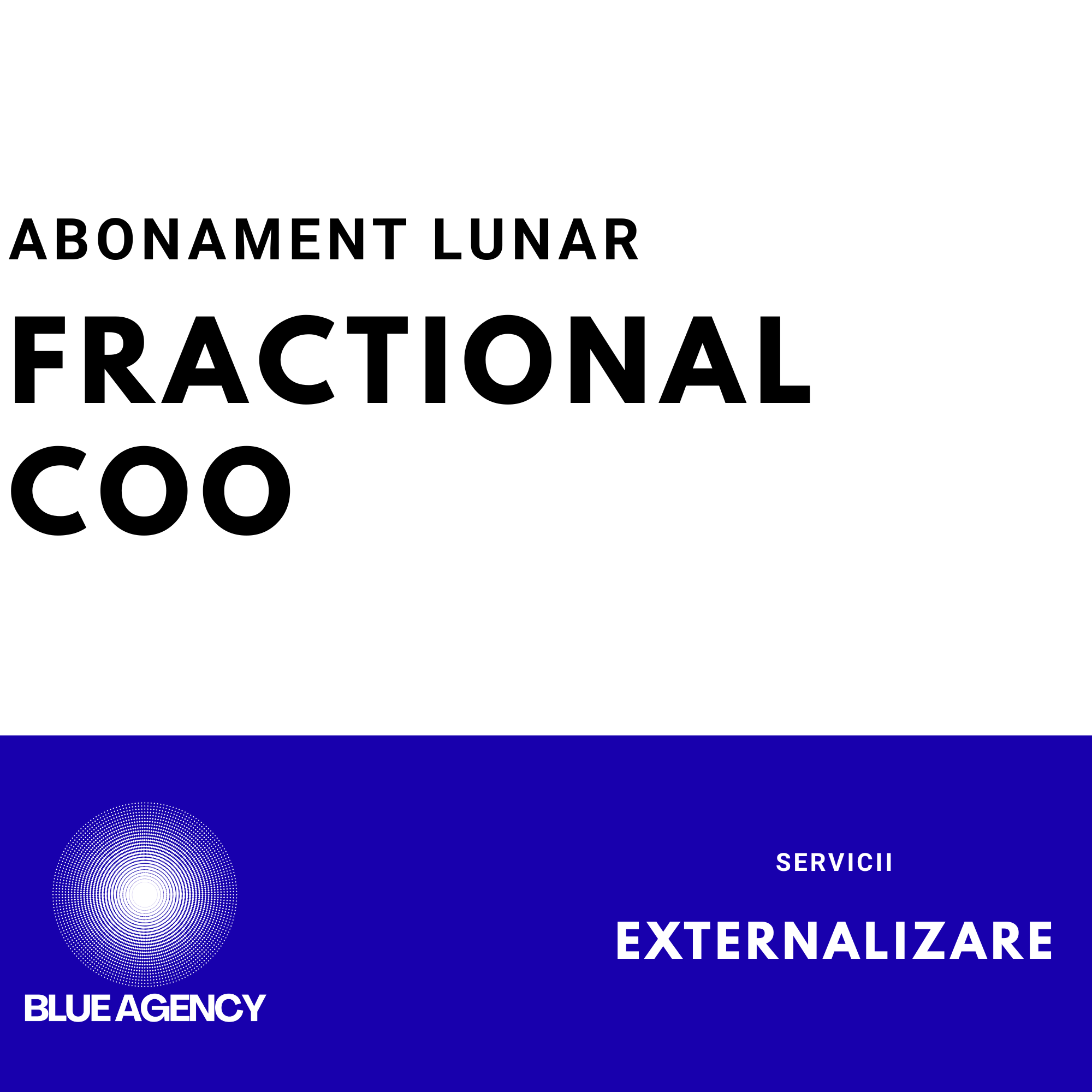 Fractional COO pentru IMM-uri – Operare și Structurare Business (Abonament Lunar)