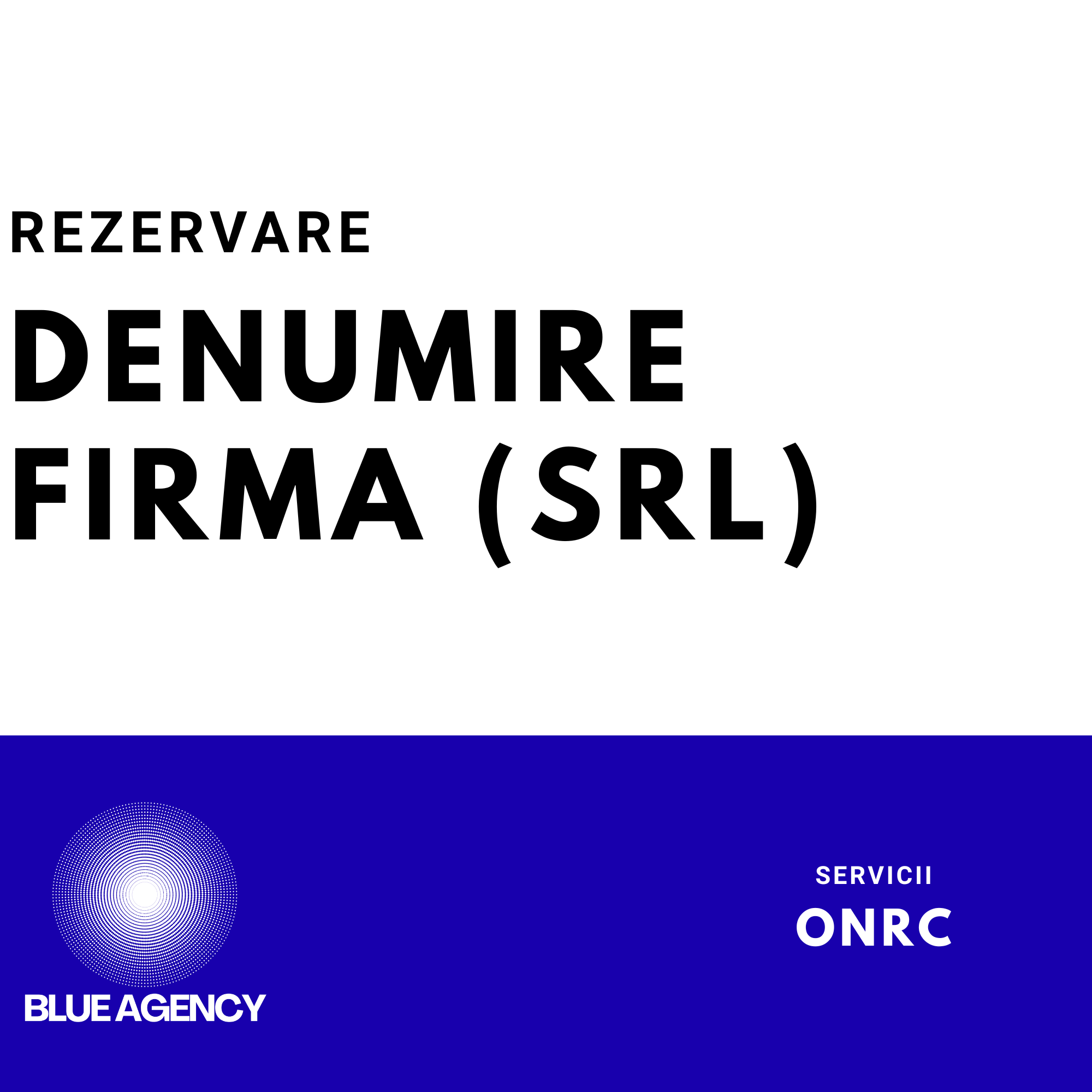 REZERVARE DENUMIRE FIRMA